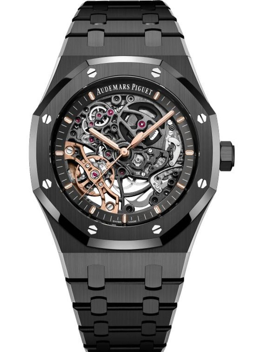 Watches Audemars Piguet | Royal Oak Double Balance Wheel Openworked Black Ceramic