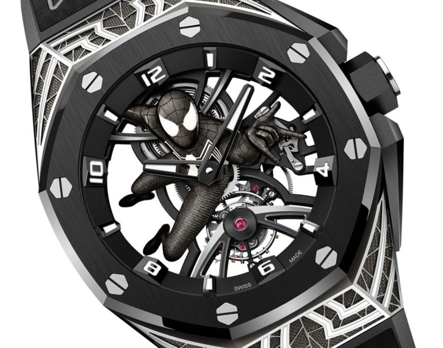 Watches Audemars Piguet | Royal Oak Concept Tourbillon "Black Suit Spider-Man" 18-Carat White Gold