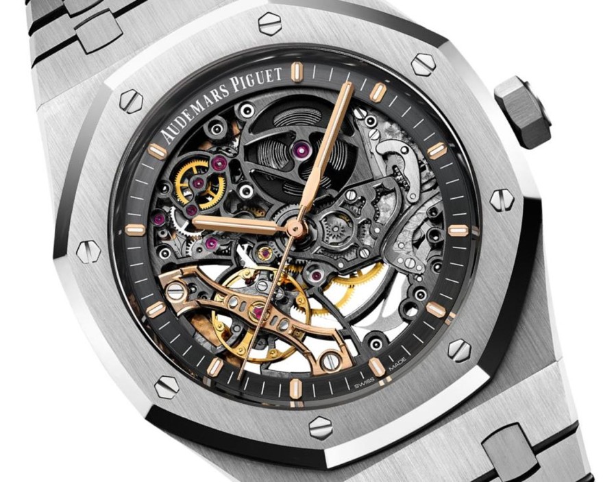 Watches Audemars Piguet | Royal Oak Double Balance Wheel Openworked Stainless Steel