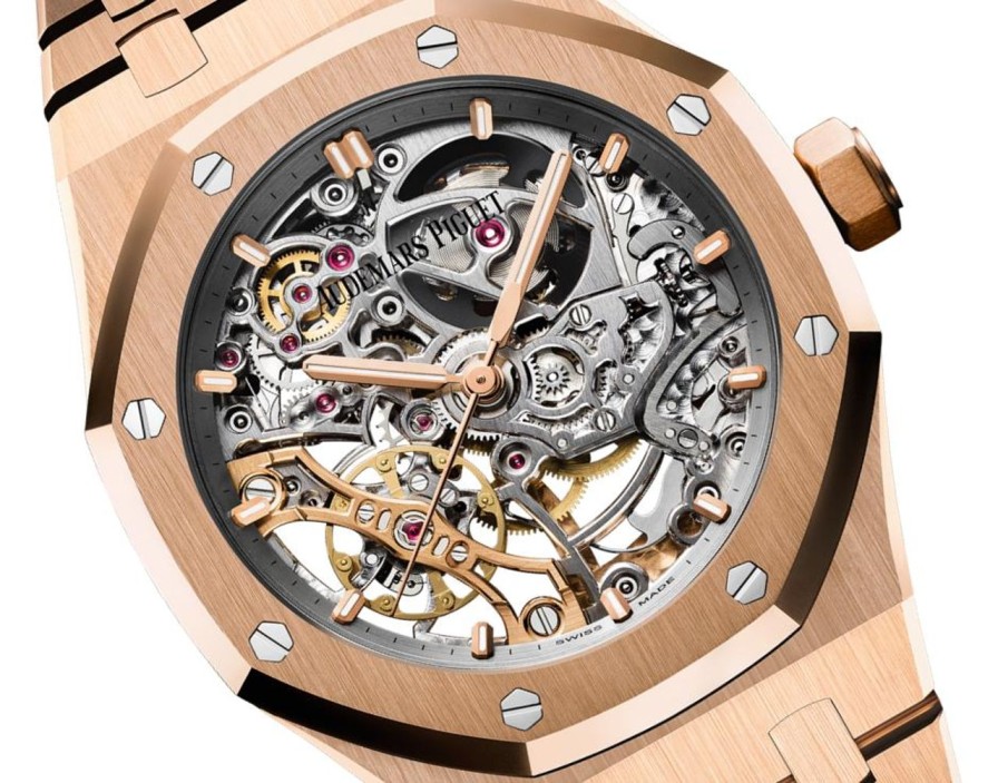 Watches Audemars Piguet | Royal Oak Double Balance Wheel Openworked 18-Carat Pink Gold