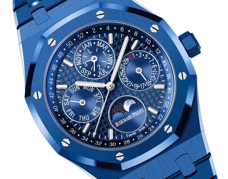 Watches Audemars Piguet | Royal Oak Perpetual Calendar Blue Ceramic