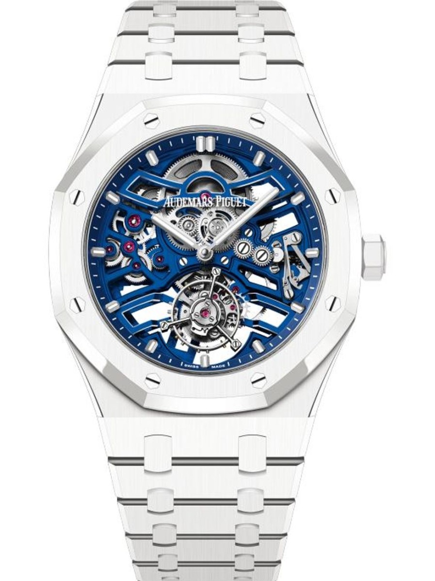 Watches Audemars Piguet | Royal Oak Selfwinding Flying Tourbillon Openworked Only Watch Edition White Ceramic