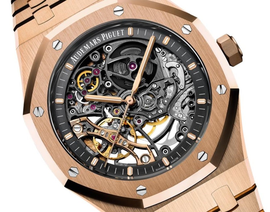 Watches Audemars Piguet | Royal Oak Double Balance Wheel Openworked 18-Carat Pink Gold